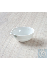Evaporating dish, medium high, round bottom, Ø 42 x H 16 x V 10 ml, DIN 12 903 Evaporating dish,...
